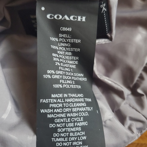 Coach Oversized Down Puffer Jacket - Picture 6 of 8